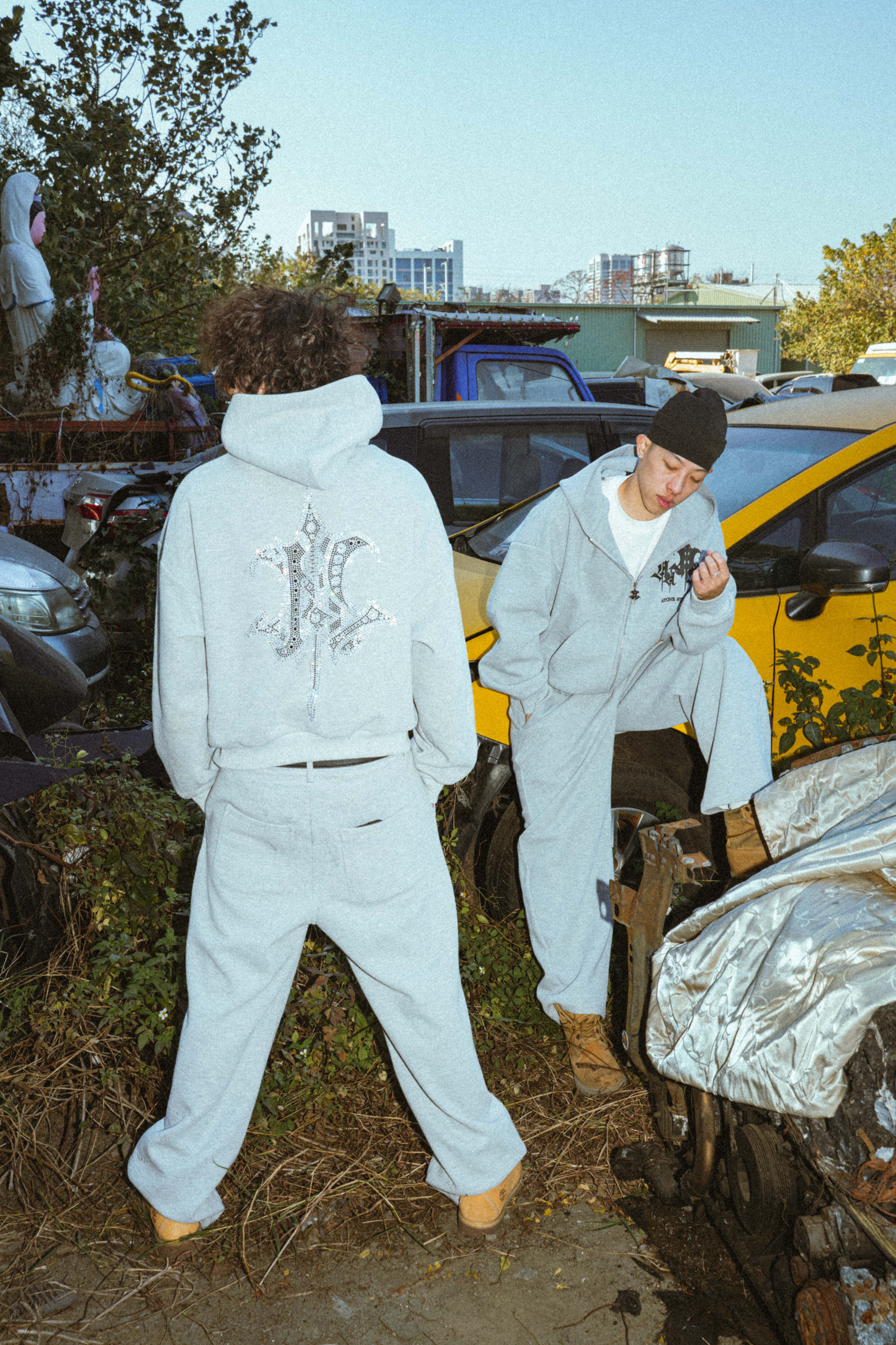ATONE EARLY RELEASE WAFFLE SETs JACKET 灰色 華夫格 外套