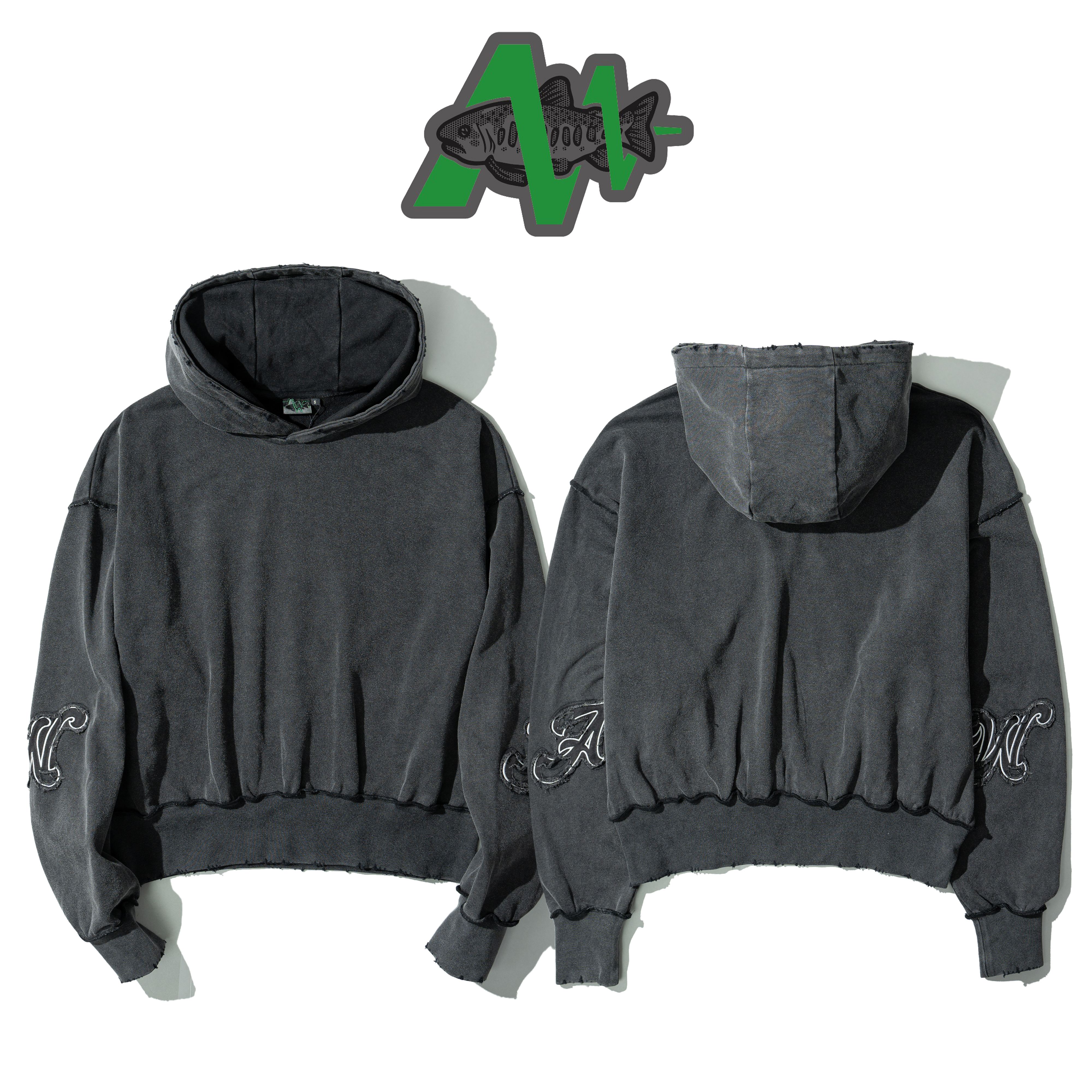 AGILITY x Wesily Capsule Collection Hoodie 膠囊系列 寬短 水洗帽Tee [AW1]