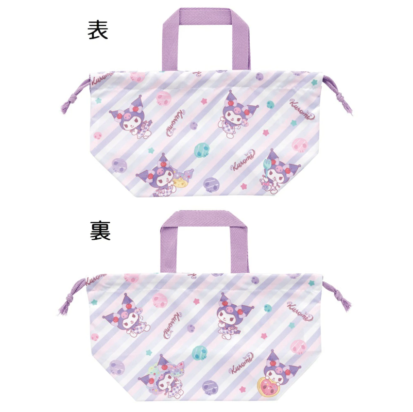 日本製 2026 新版 Skater 餐盒收納袋 - Kuromi