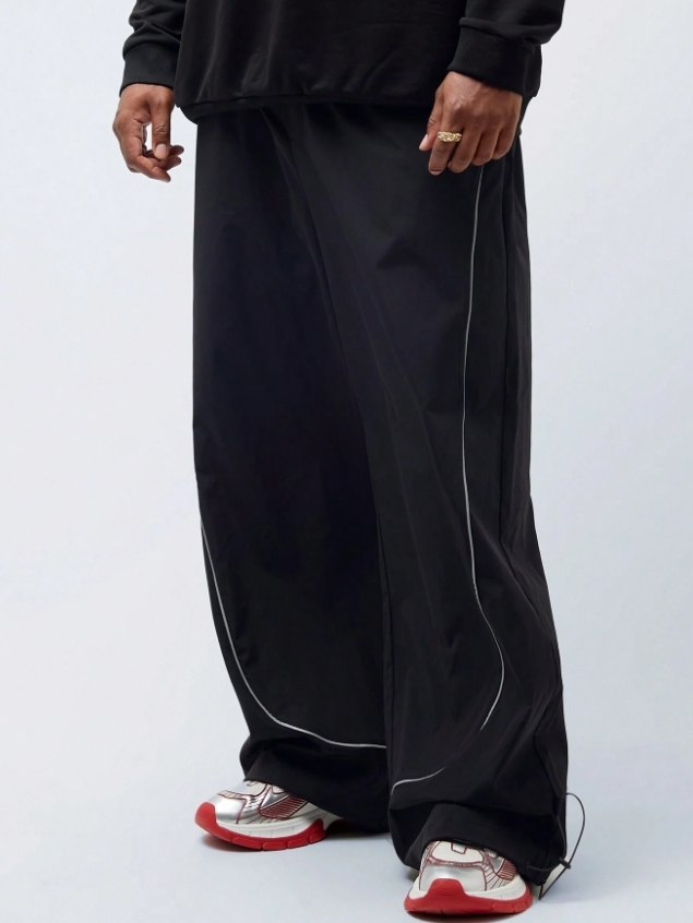 KADMAX大尺碼-男士抽繩反光條抽繩褲款〈KSMS2746〉