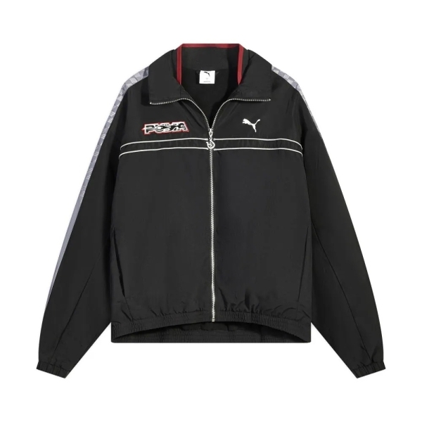 PUMA 外套 流行系列 CNY T7 黑 刷毛 新年款 立領外套 中性 63608201