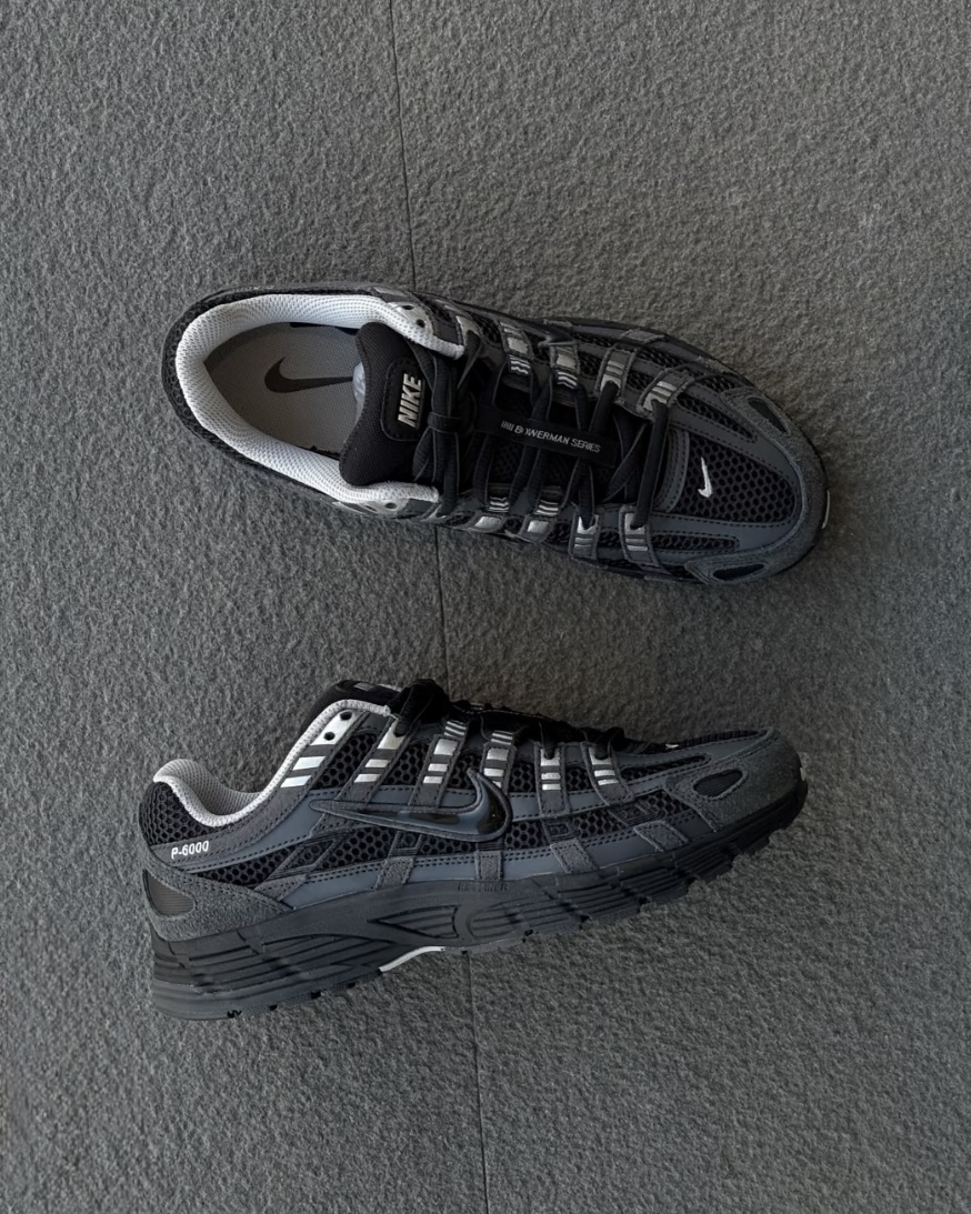 NIKE P-6000 SUEDE 碳黑銀 黑灰 灰銀 復古 男鞋 HF0015-002 / 預購