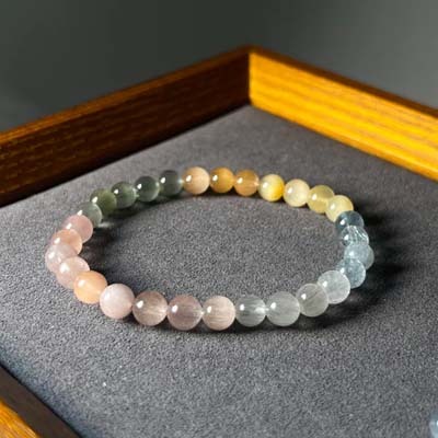 收藏級藍彩兔毛|晶體極淨且色彩飽滿，帶靈動貓眼，收藏等級非常稀有