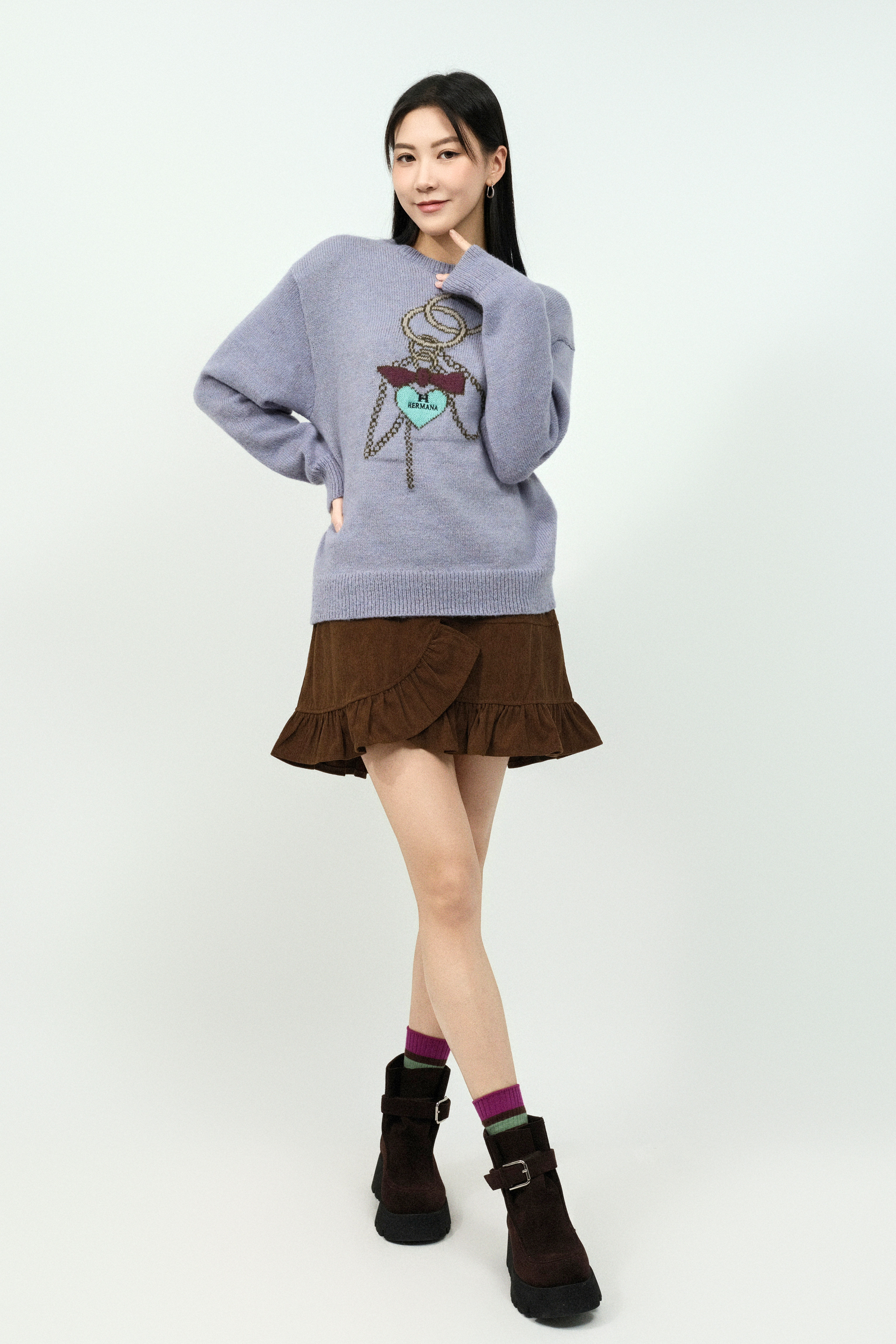 FW25_0336（上衣＋半截裙）