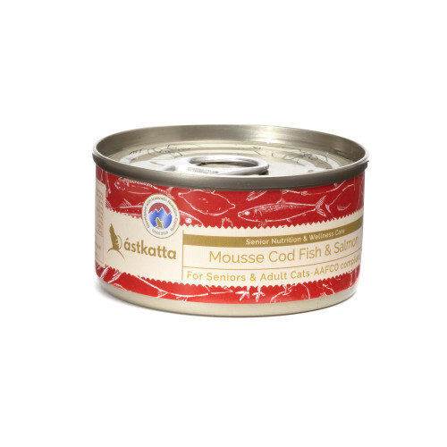 Astkatta – 鱈魚+三文魚Mousse主食罐 COD+Salmon Mousse 80g