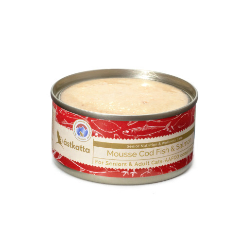Astkatta – 鱈魚+三文魚Mousse主食罐 COD+Salmon Mousse 80g