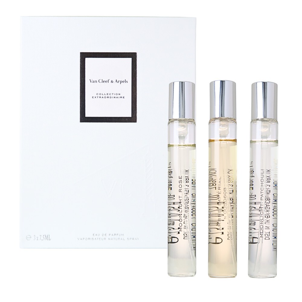 Van Cleef & Arpels 高訂系列淡香精 EDP 旅行組 3x7.5ml - 琥珀帝國/冷月玫瑰/月光廣藿