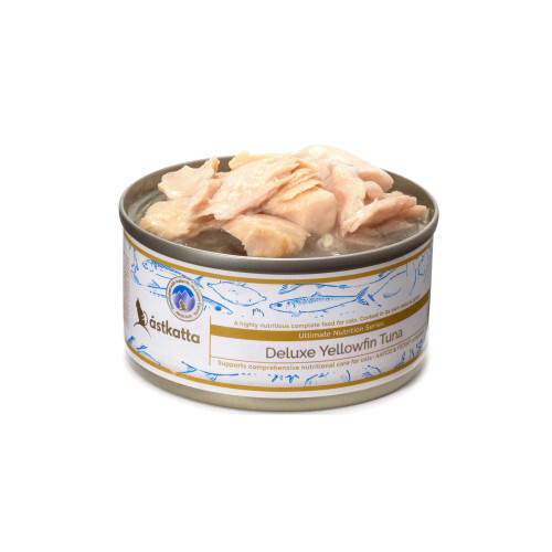 Astkatta – 純黃鰭吞拿魚肉絲主食罐 Deluxe Yellowfin Tuna 80g