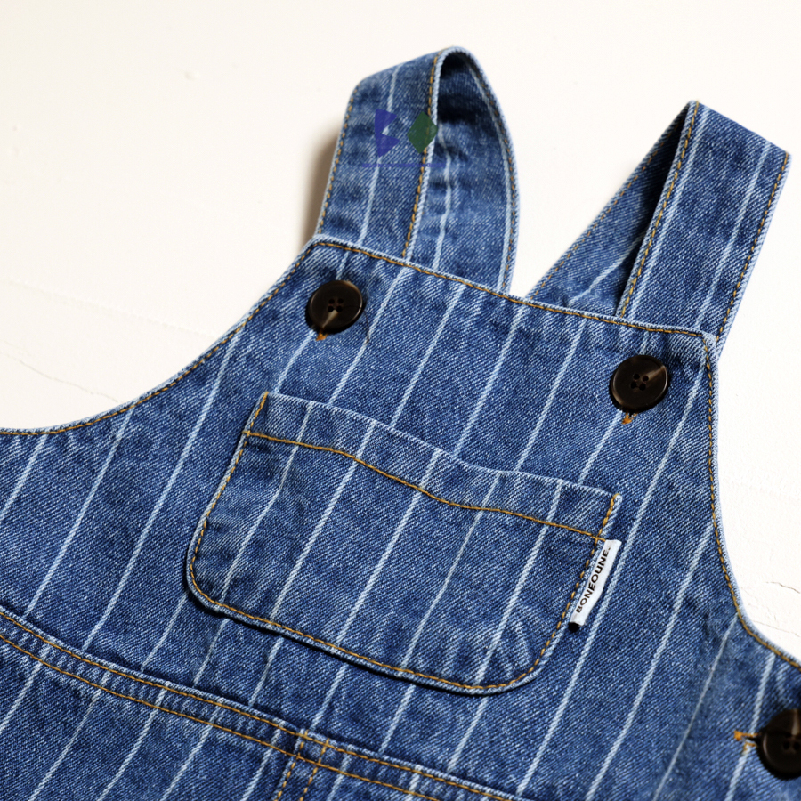 小大人丹寧吊帶褲