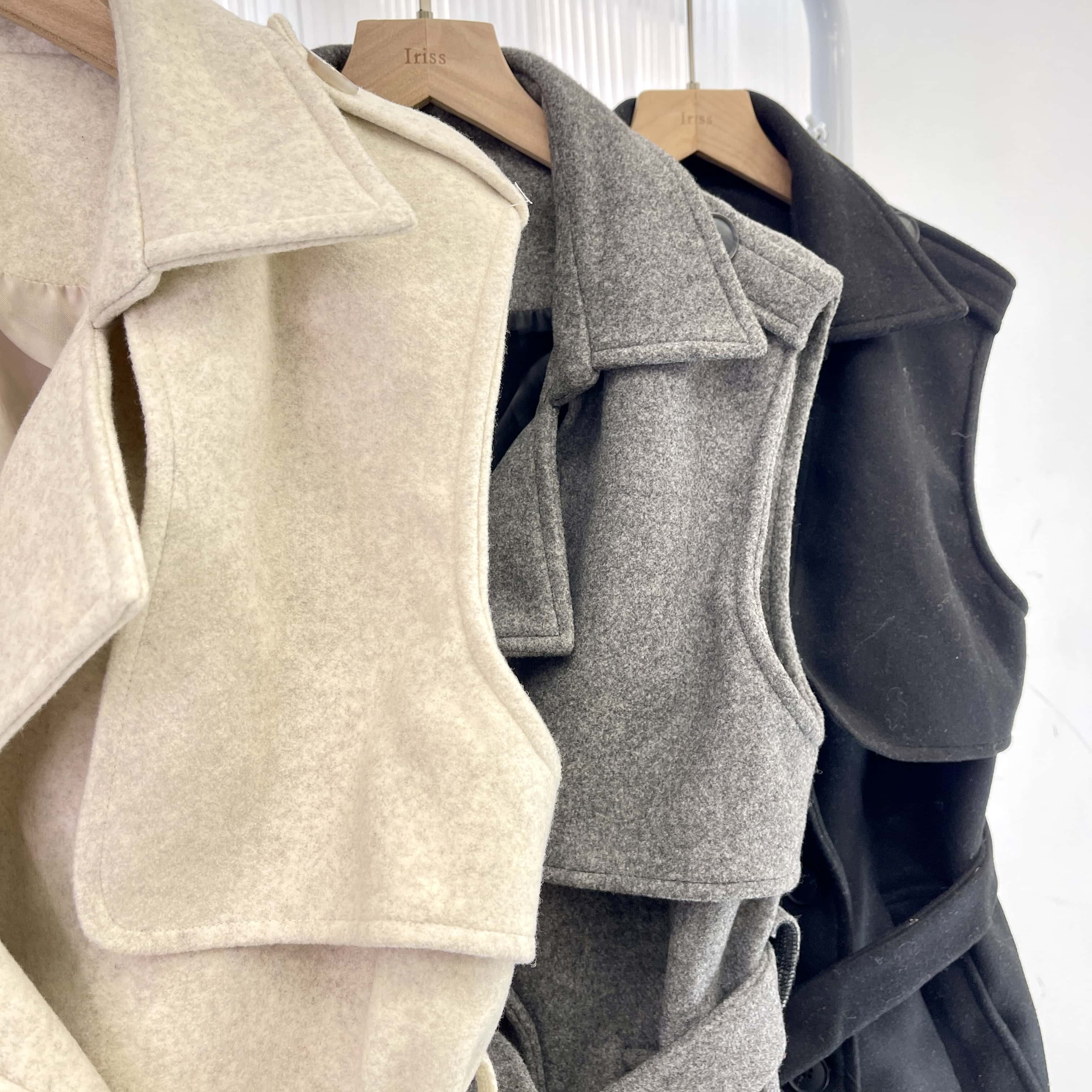 H813 翻領收腰馬甲燕