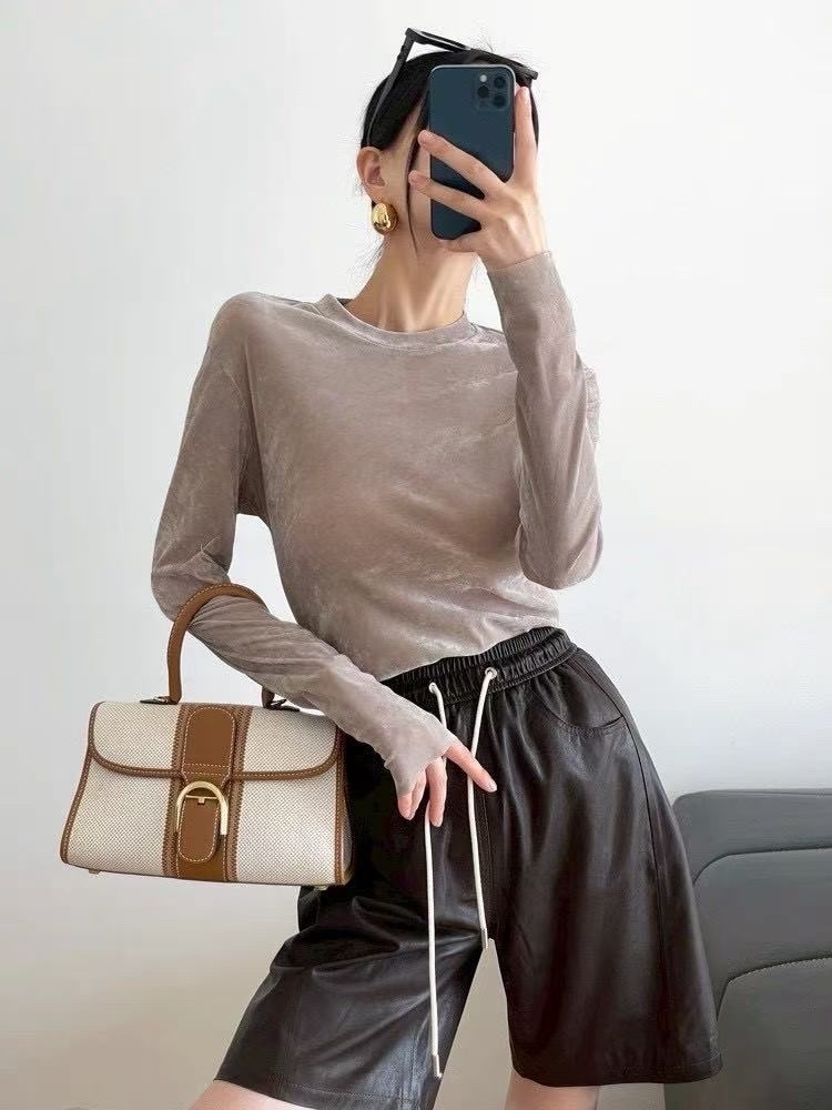 3085 時髦聚焦絨感上衣