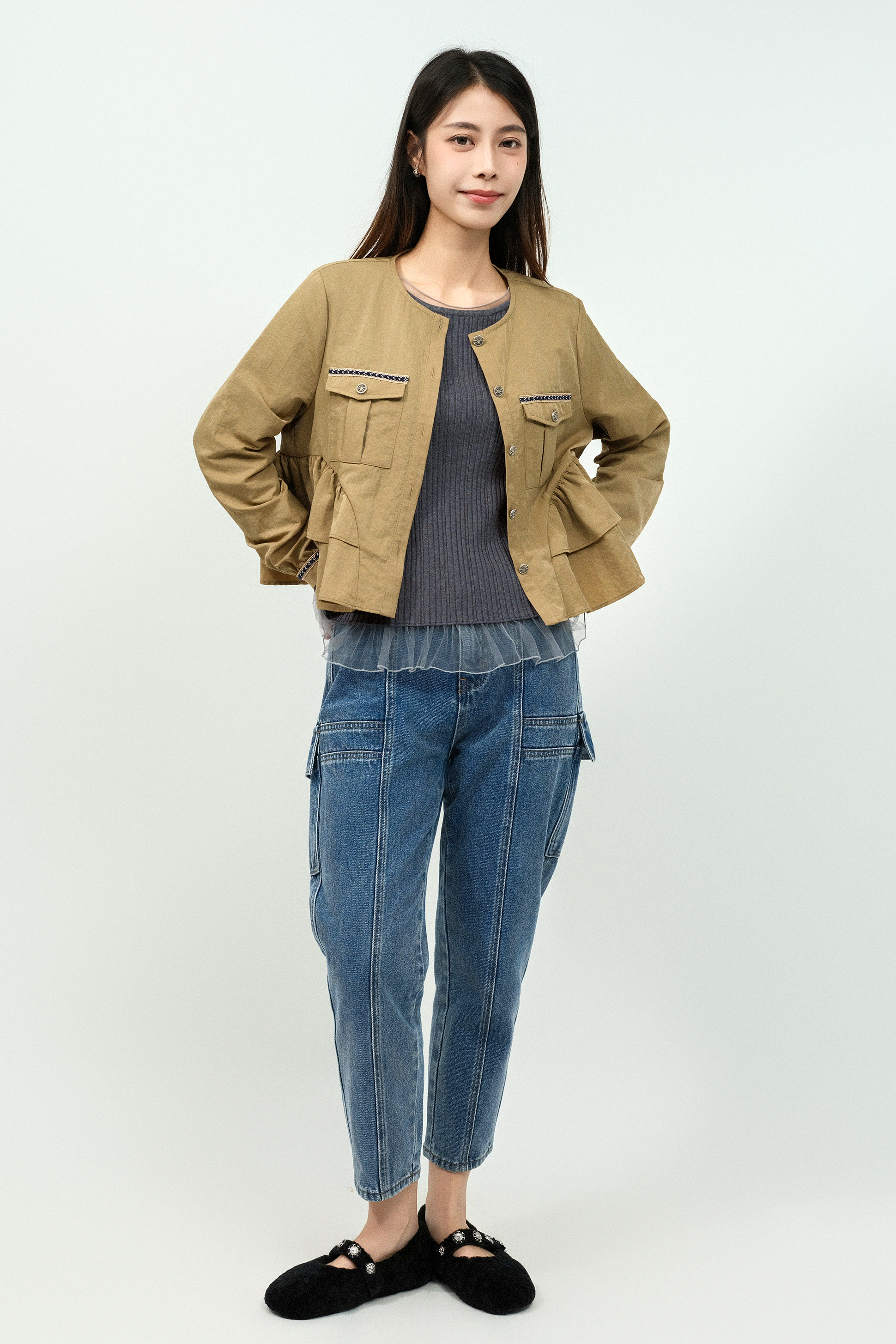 FW25_0338（外套＋上衣＋牛仔褲）