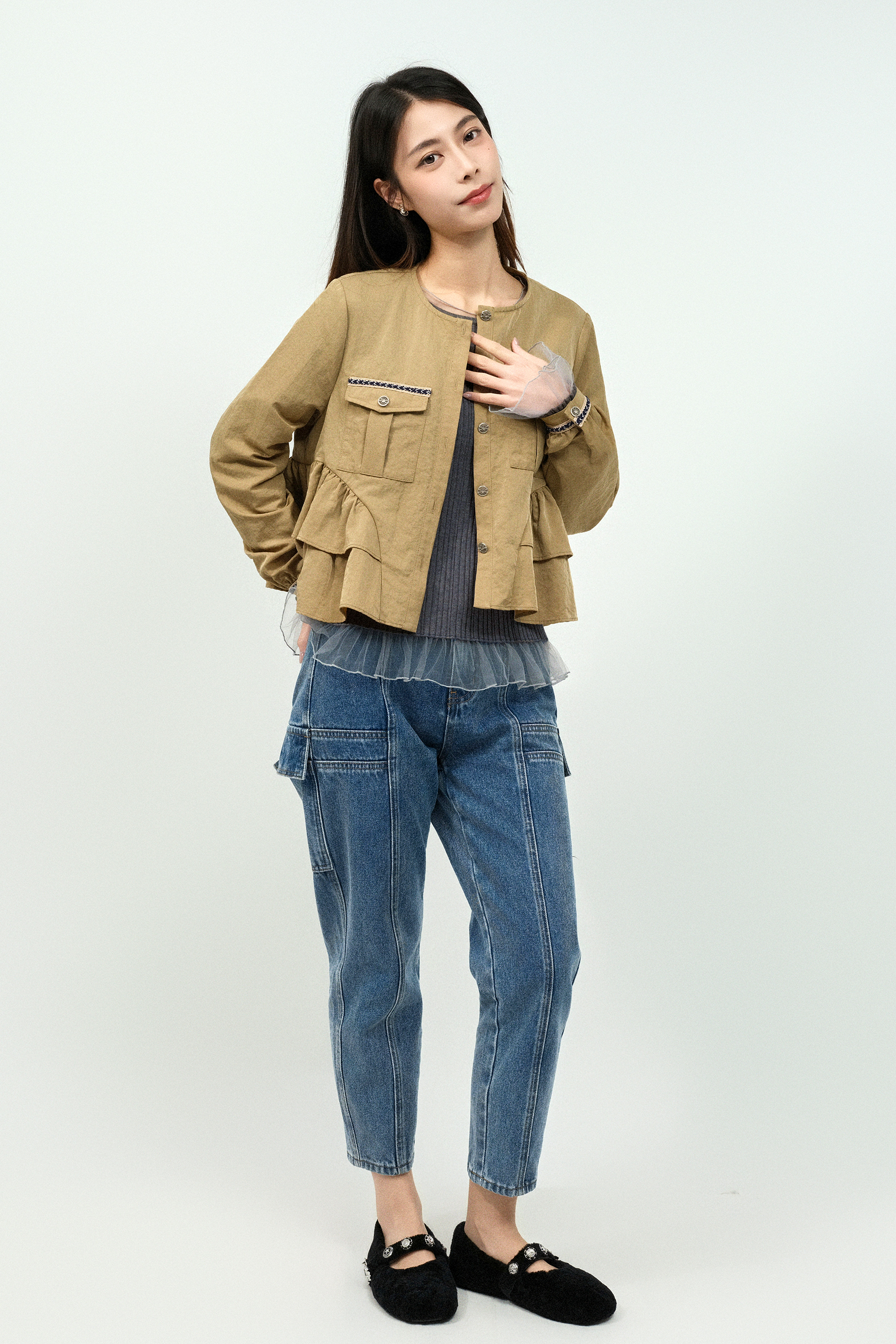 FW25_0338（外套＋上衣＋牛仔褲）