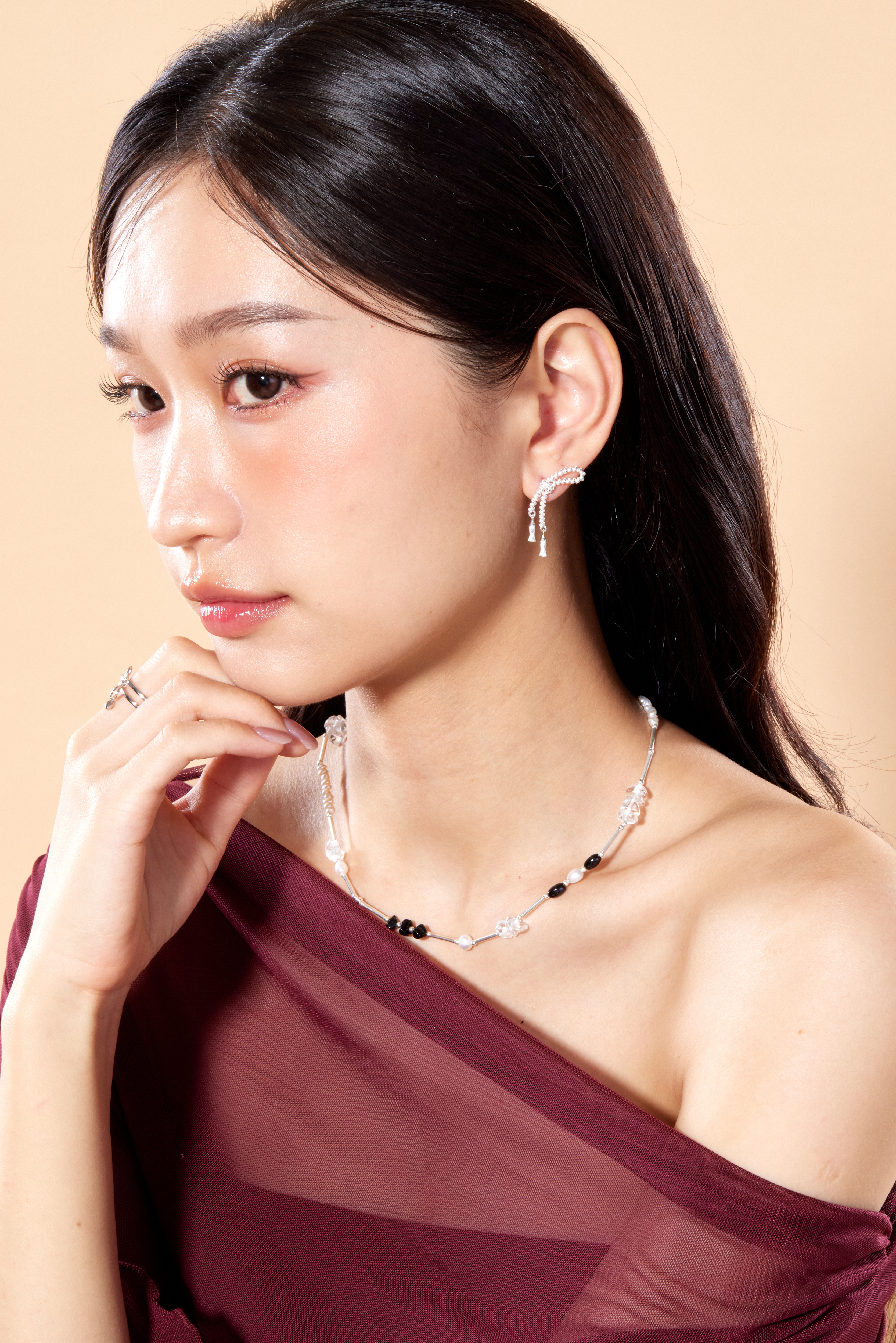 E2702 | 純銀螺旋扭結耳環