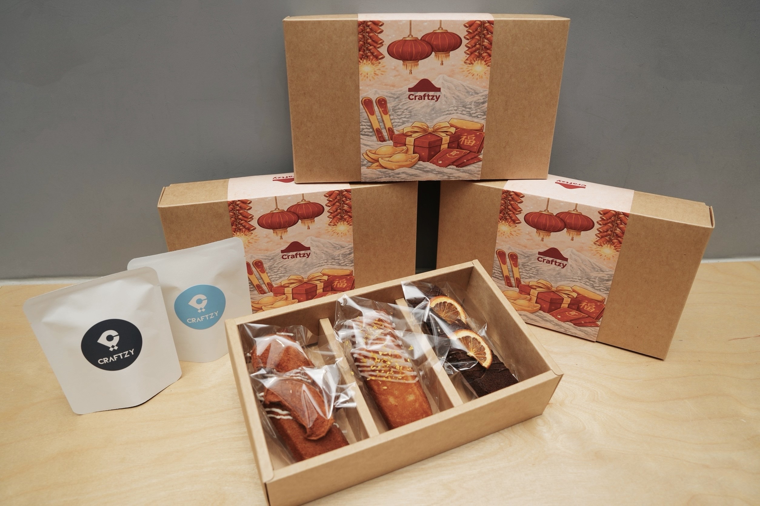 〔期間限定販售〕手作費南雪×濾掛咖啡 新春禮盒