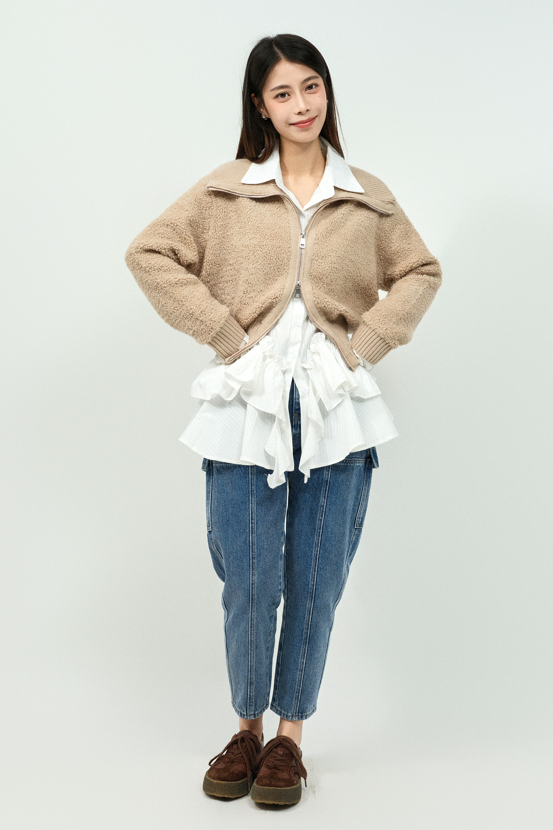 FW25_0340（外套＋上衣＋牛仔褲）