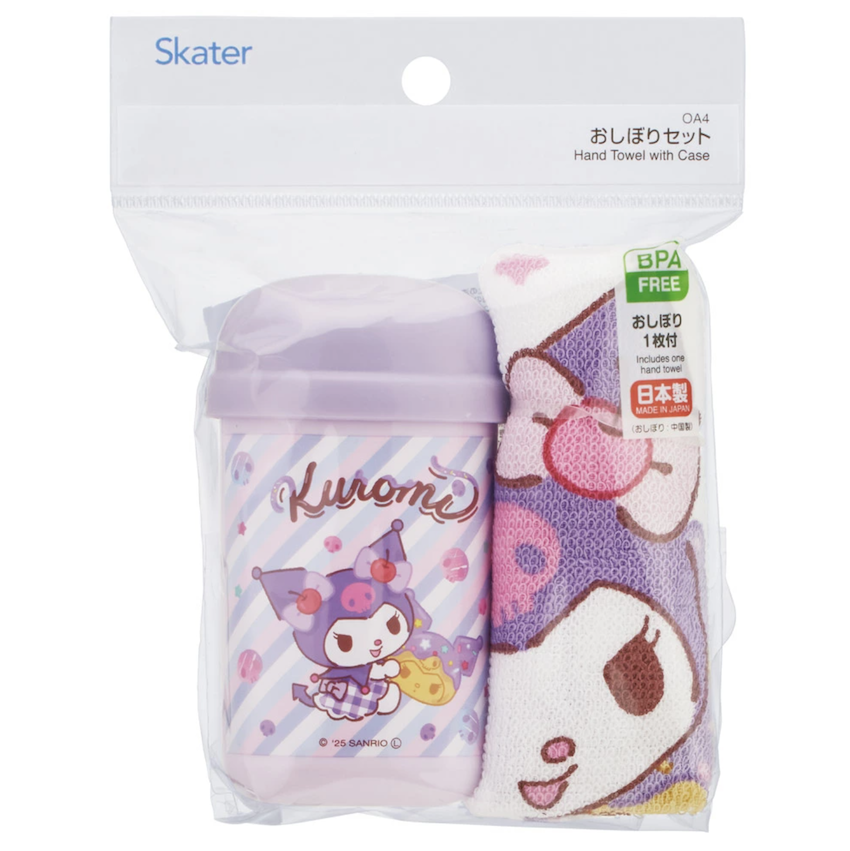 日本製 2026 新版 Skater 手巾套裝 - Kuromi