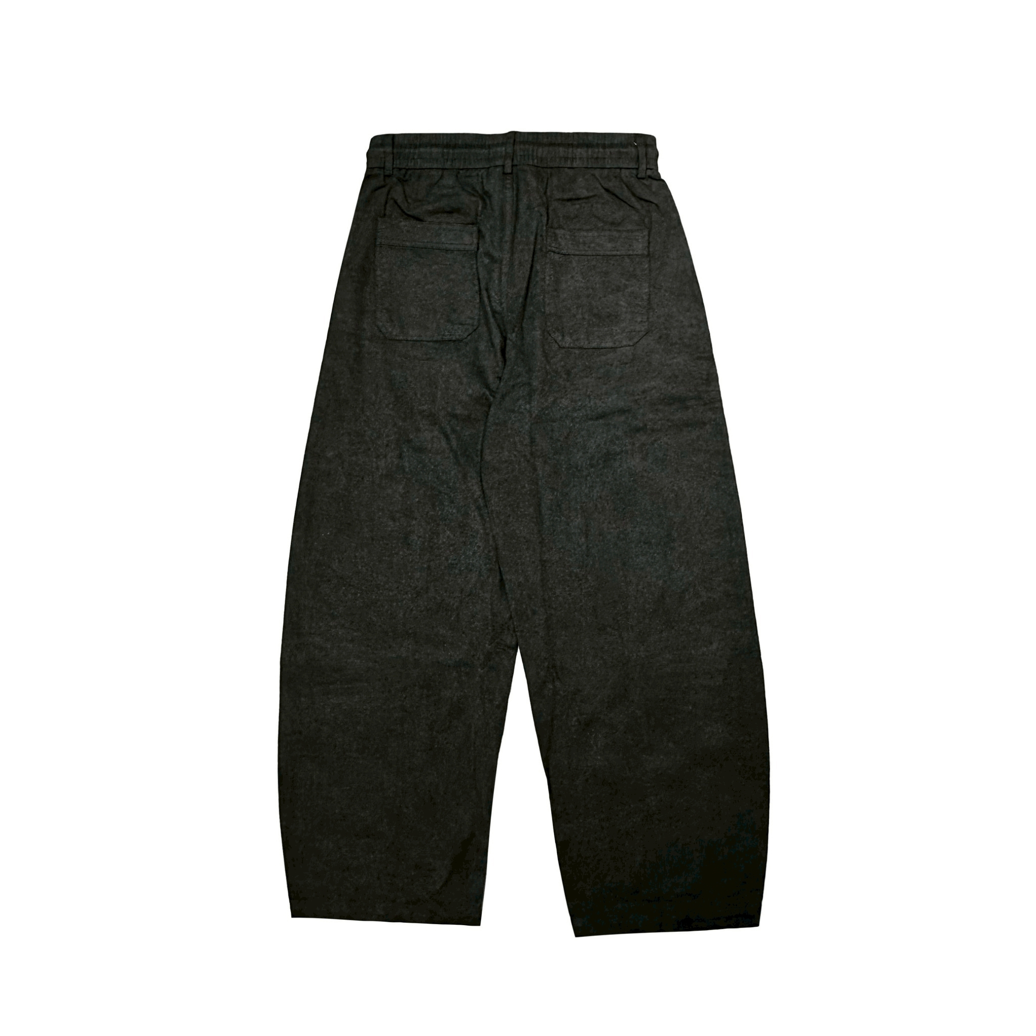 XCTRL 矩形剪裁工裝長褲-黑