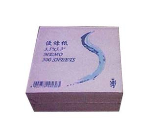 MEMO SHEET  3" x 3" - WHITE (without glue spine) 500683310