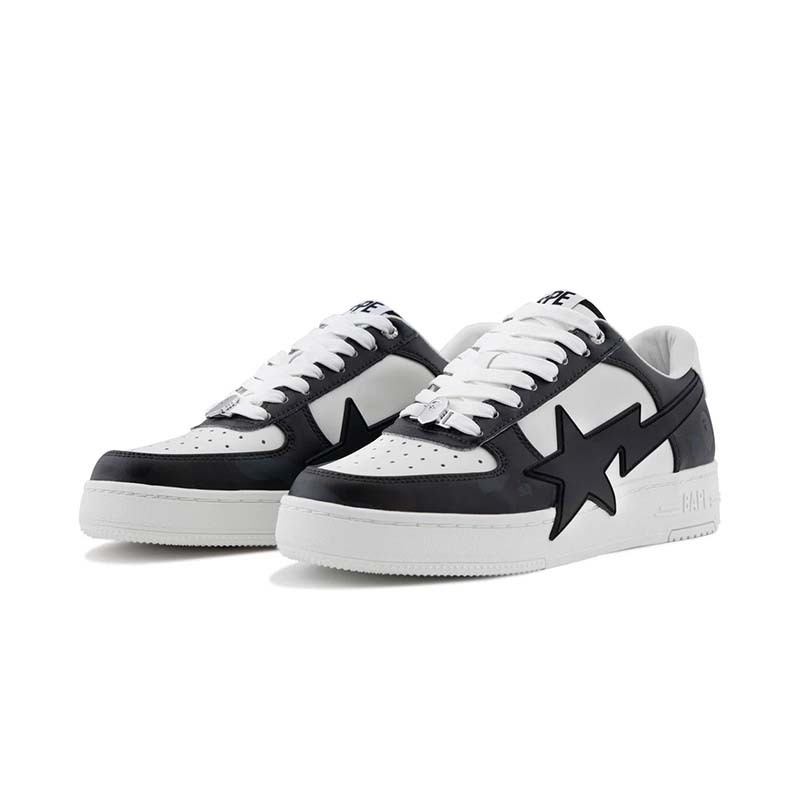 A Bathing Ape BAPE STA OS #1 M1 'Black' 黑迷彩 流星鞋 男鞋 BAPE-525 [台灣現貨]