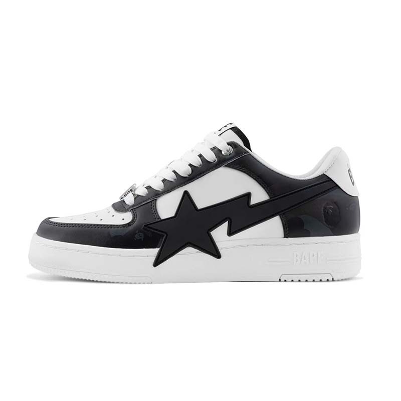 A Bathing Ape BAPE STA OS #1 M1 'Black' 黑迷彩 流星鞋 男鞋 BAPE-525 [台灣現貨]