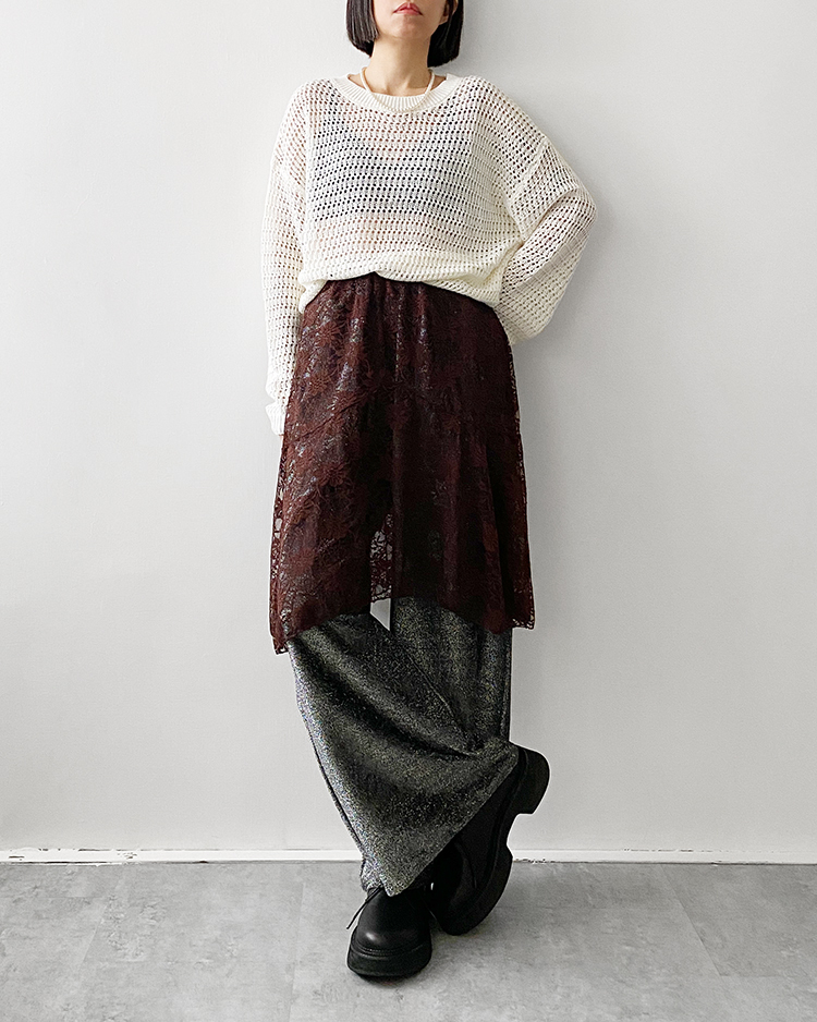 MFT- 2858 鏤空勾織上衣