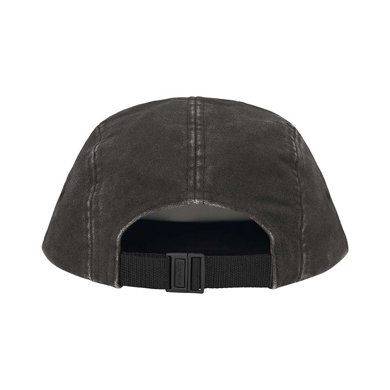Supreme 2-Tone Moleskin Camp Cap 'Black' 五分割帽 帽子 黑色 FW25H56-BK [台灣現貨]