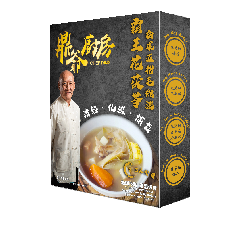UF022 鼎爺 霸王花茯苓白朮五指毛桃湯3-4人份量 1KG 保質期: 12個月
