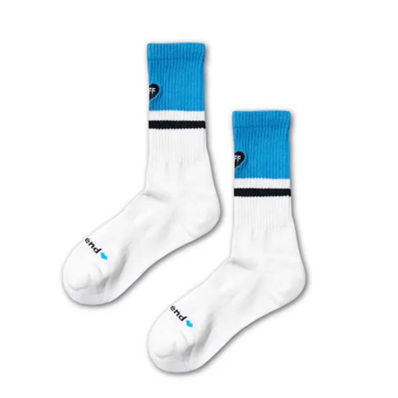 BFF Tiny Heart White 小愛心 白色 中筒襪  BF26002-WH [台灣現貨]