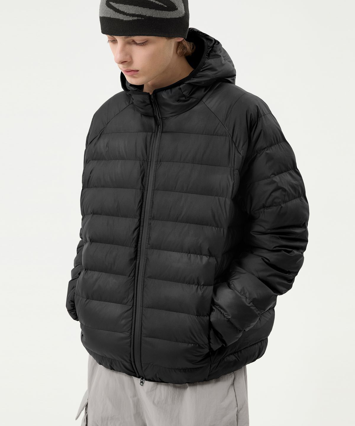 TRILLION Light Weight Hood Padding Jacket