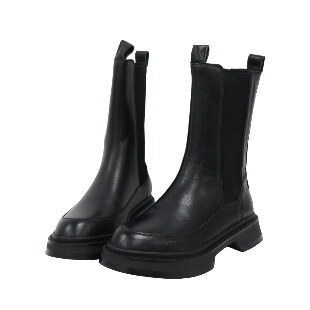 現貨 黑35 棕40  經典素面中筒短靴