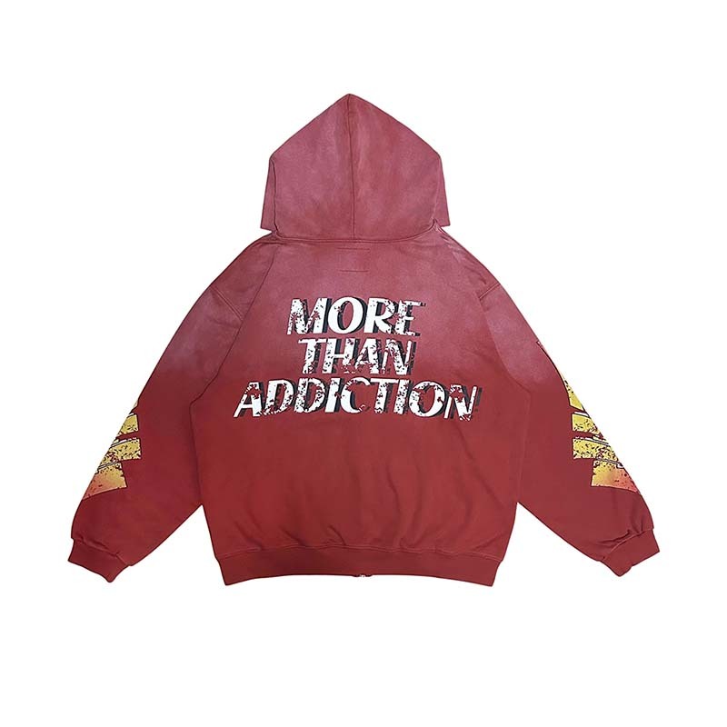 MTA Swift Zip-Hoodie 重磅 水洗 連帽外套 紅色 M25AWZH01-RD [台灣現貨]