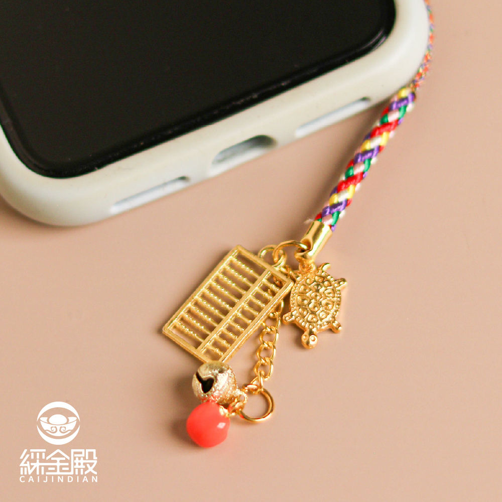 柿業福祿開運吊飾-錢龜來｜掛件｜招財｜旺運｜財源滾滾｜祝福｜配件【綵金殿】