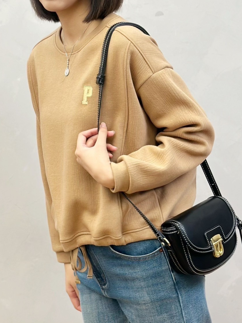 隨心抽繩造型感★厚磅挺布棉T