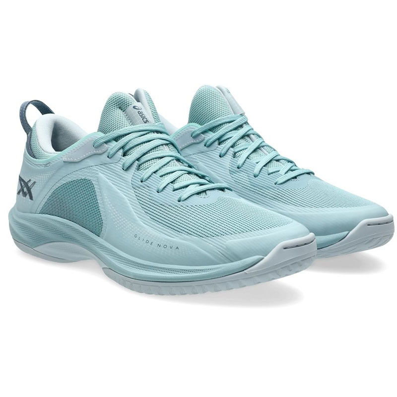 〈西門門市現貨〉男鞋 ASICS GLIDE NOVA FF 4 湖水藍色 包覆 吸震 回彈 運動 耐磨 籃球鞋【1063A105-400】