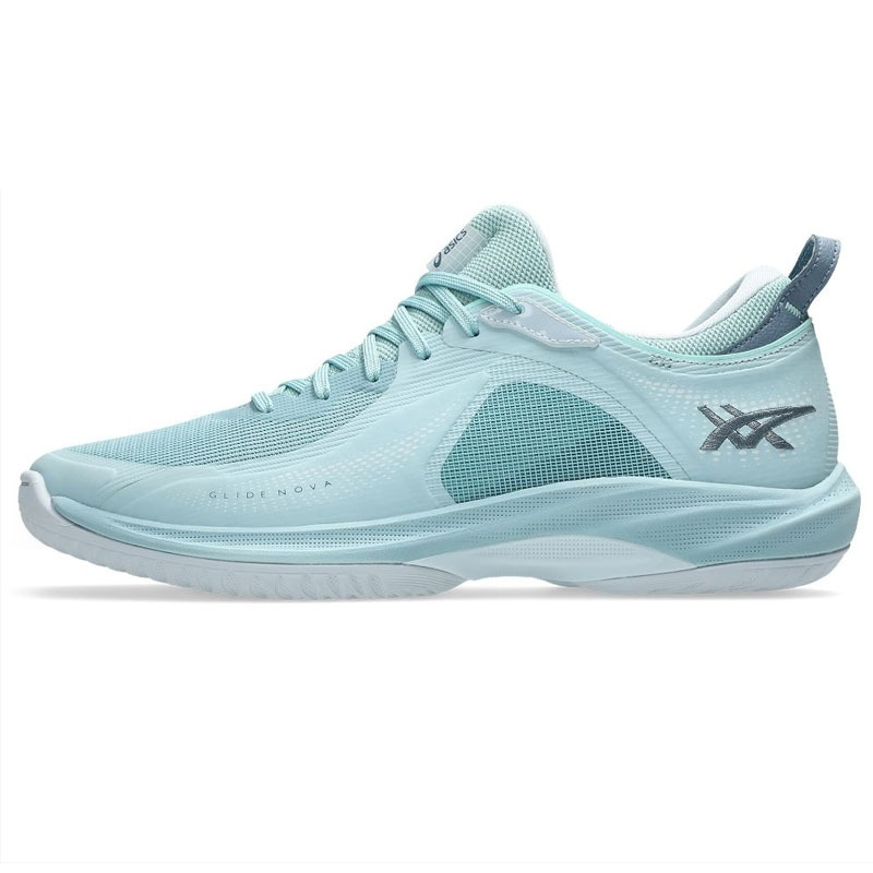 〈西門門市現貨〉男鞋 ASICS GLIDE NOVA FF 4 湖水藍色 包覆 吸震 回彈 運動 耐磨 籃球鞋【1063A105-400】