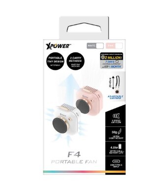 （2026新年限時優惠）XPower - F4 相機造型充電風扇