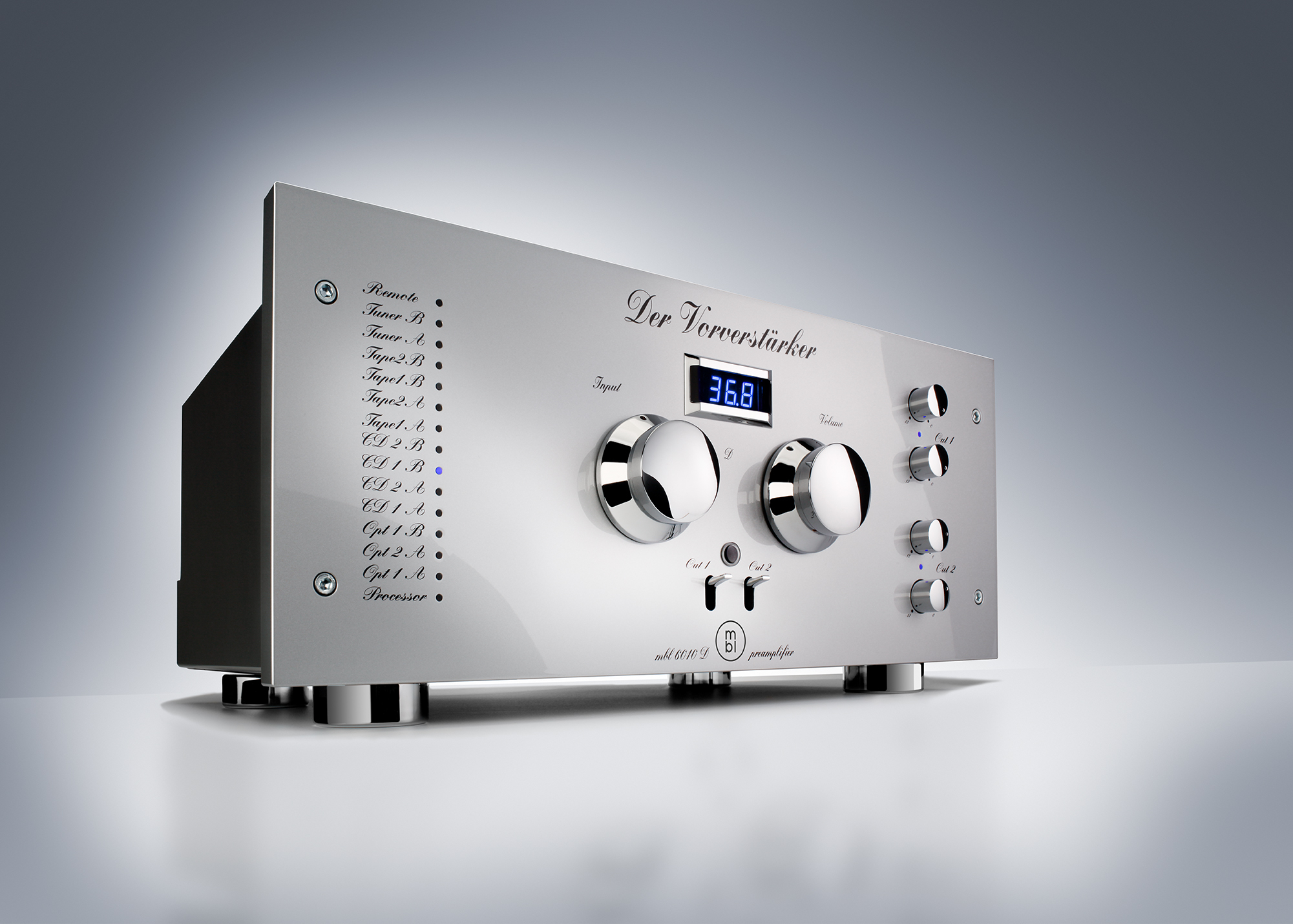 MBL 6010 D Preamplifier 參考級前級放大器 Reference Line Font View