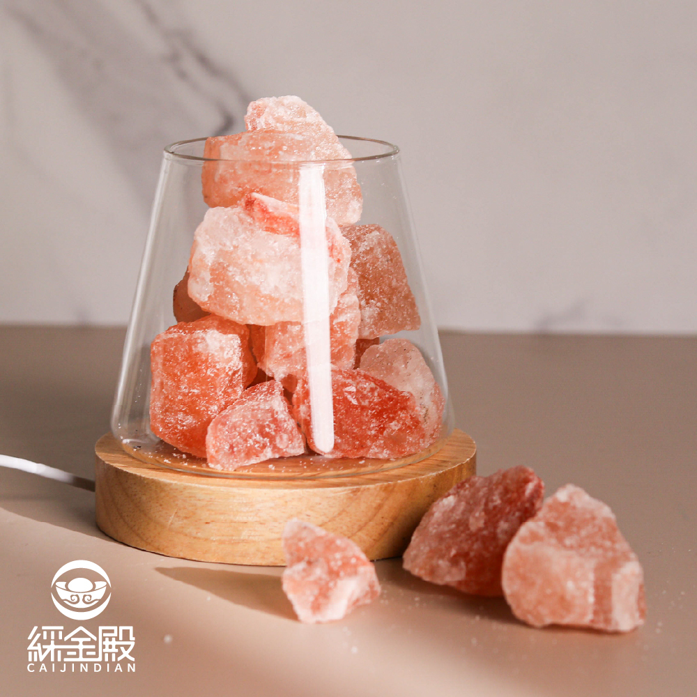 橘鹽石-水晶療癒USB岩燈｜過爐加持｜水晶｜夜燈｜平衡情緒｜提升正｜能量【綵金殿】