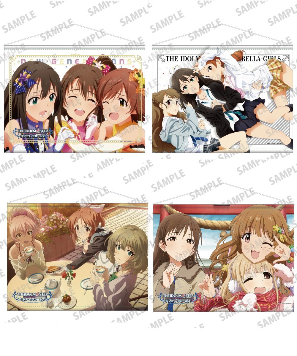 預購-TV動畫「偶像大師 灰姑娘女孩」B2掛軸 系列【日本進口精品】