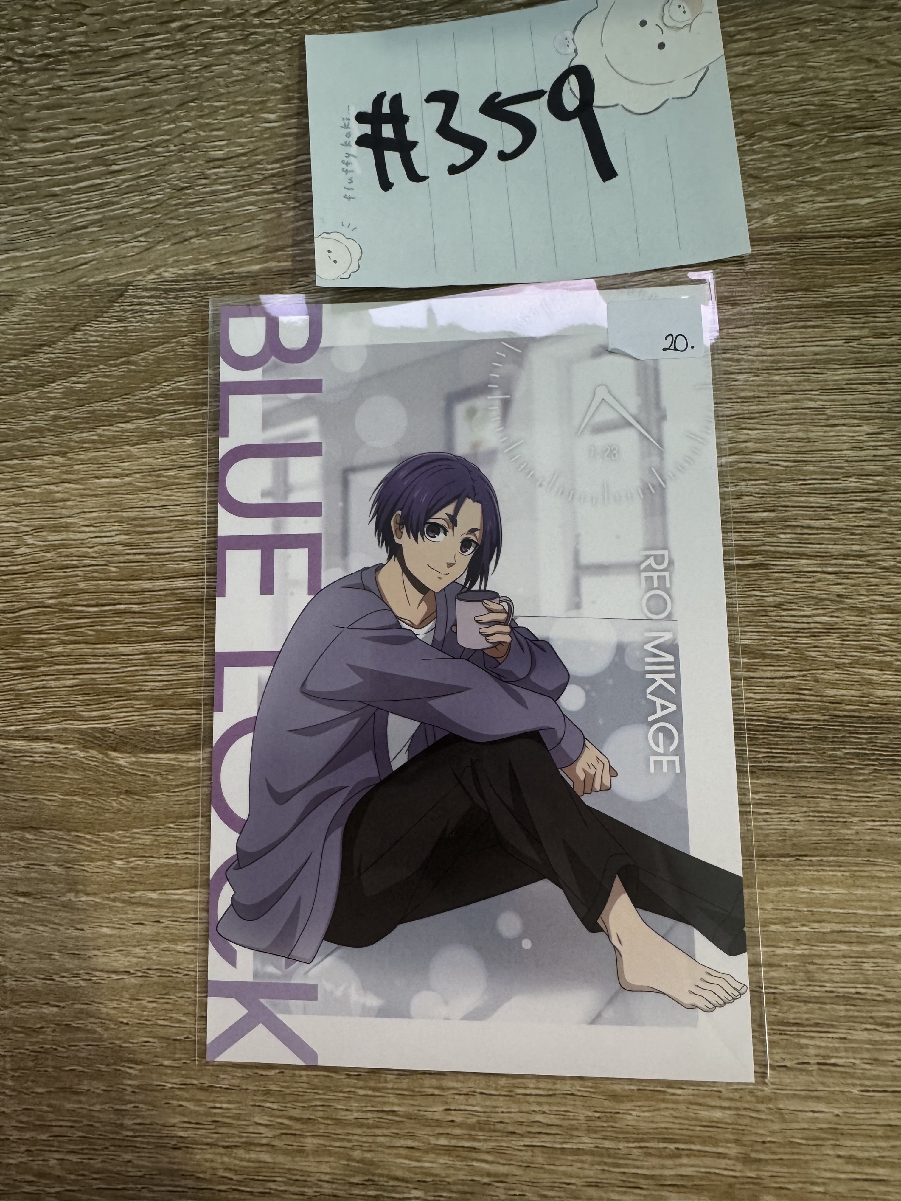 BlueLock  玲王 明信片 #359