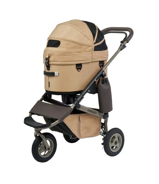 日本AirBuggy Dome3 Premier Large 高級寵物手推車20kg- 米色