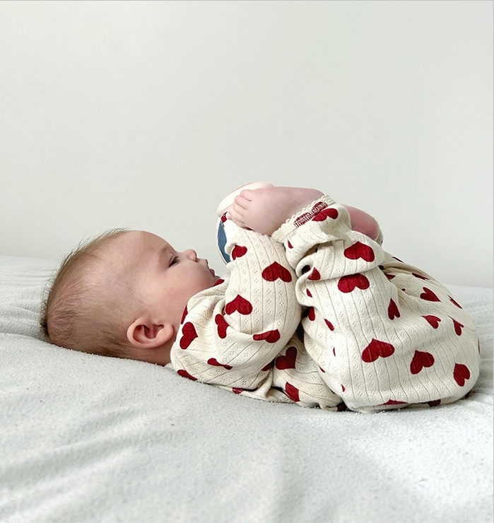 滿版印花側開包屁衣/褲子(66-90)