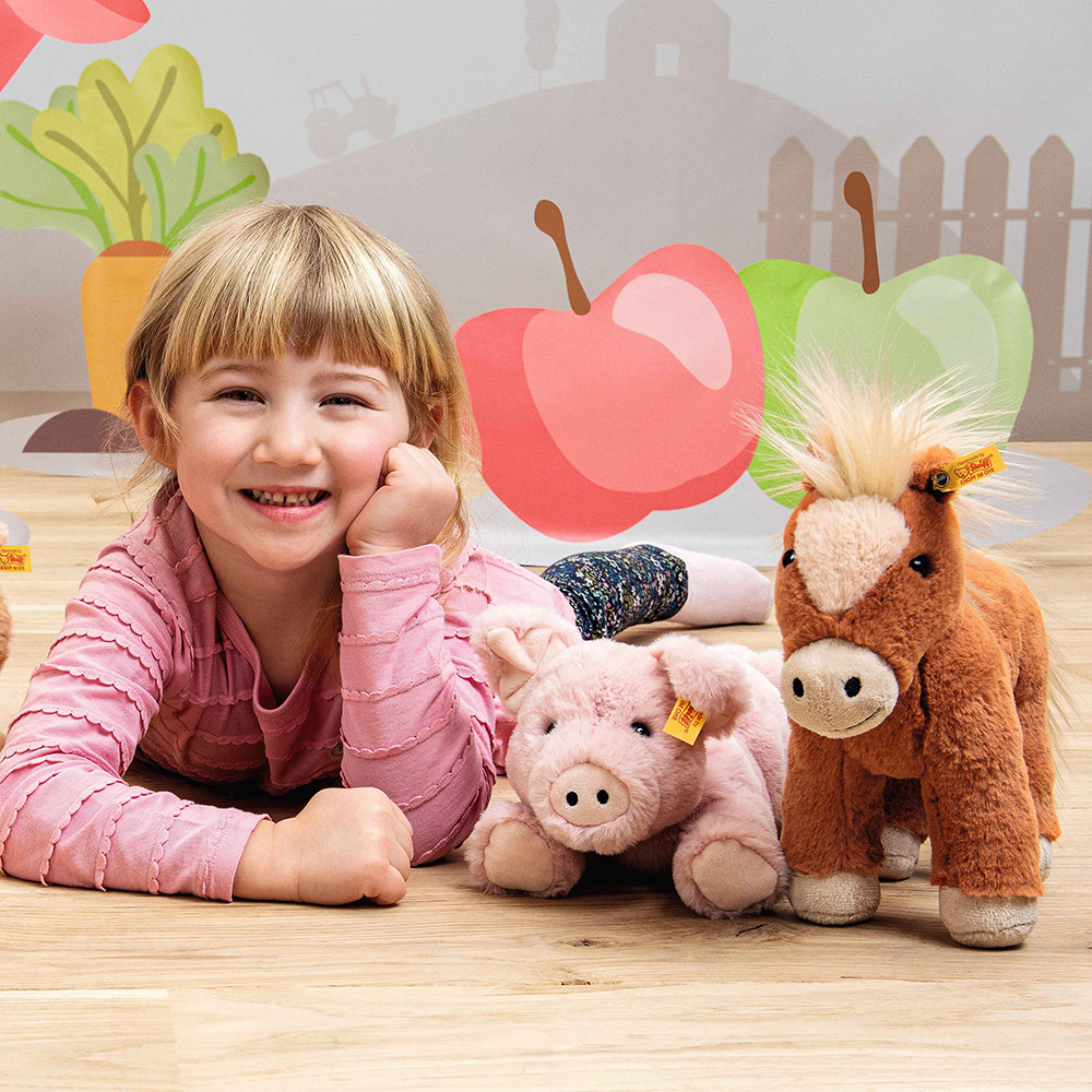 Steiff金耳釦泰迪熊 -  Cuddly Friends Piko pig, pink 粉紅小豬