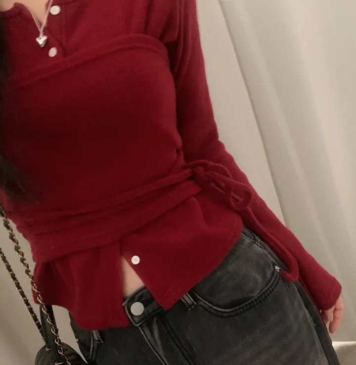 【優惠價預訂】新年穿搭！韓國絨毛分層套裝（3色）