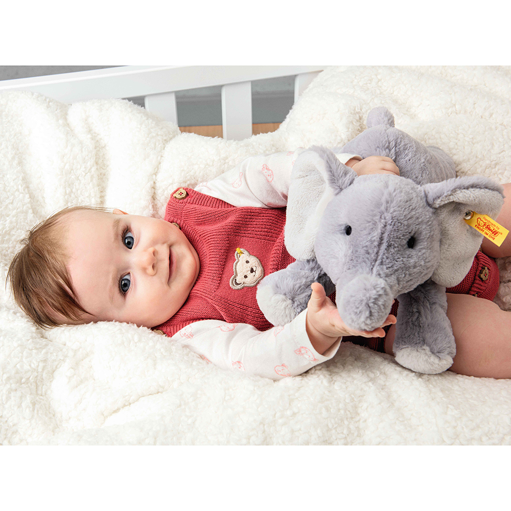 Steiff金耳釦泰迪熊 - Cuddly Friends Elna elephant 艾爾娜大象