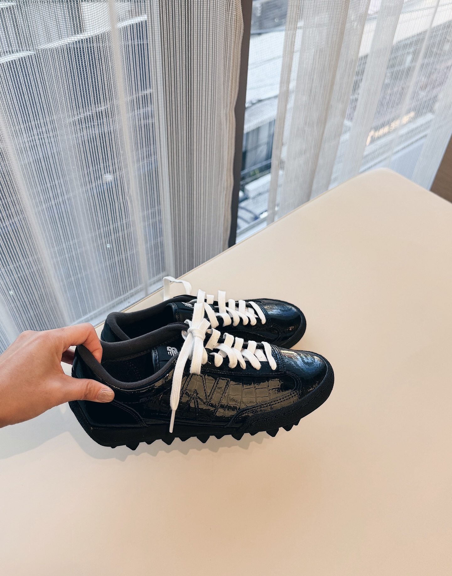 New Balance Gator Run 日本鞋款 黑色 漆皮 鱷魚紋 復古鞋 UGTR2SV