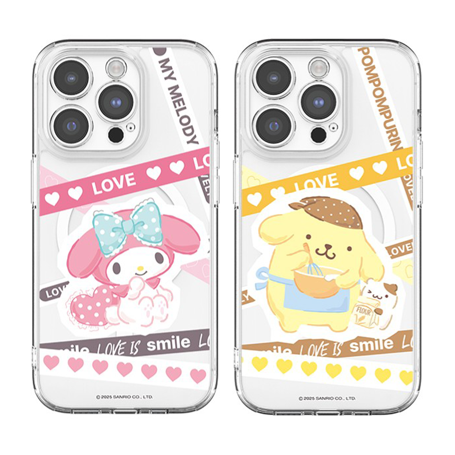 Sanrio - Magsafe Clear Hard Case - 氣墊防撞磁吸透明手機保護硬殼 TY BB