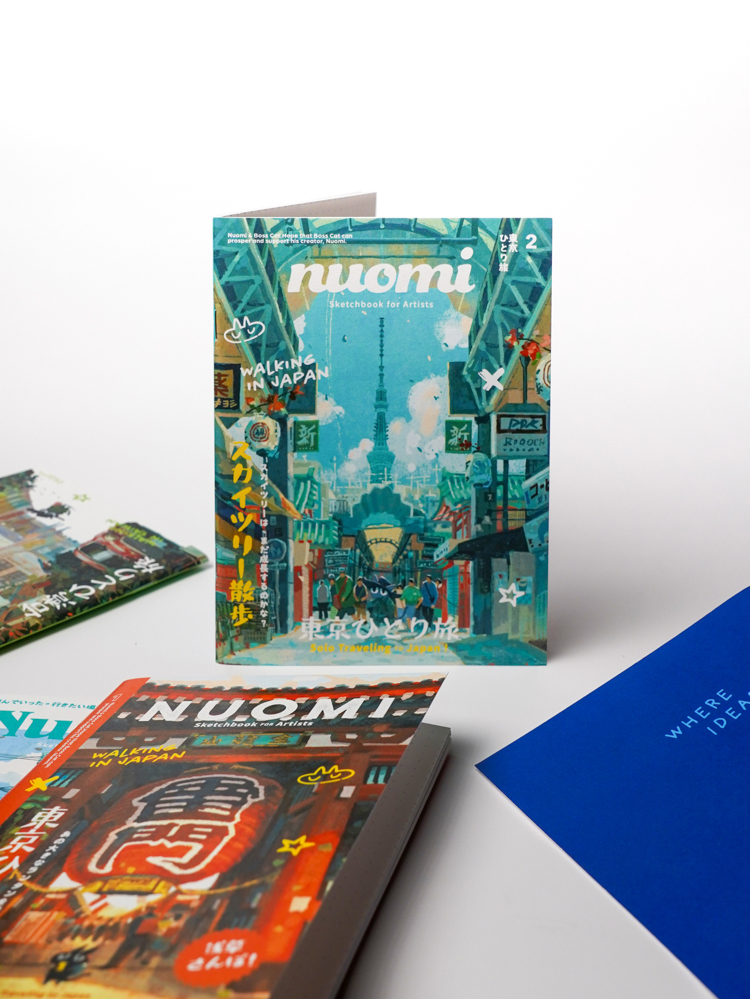 Nuomi｜B6點格筆記本｜晴空塔