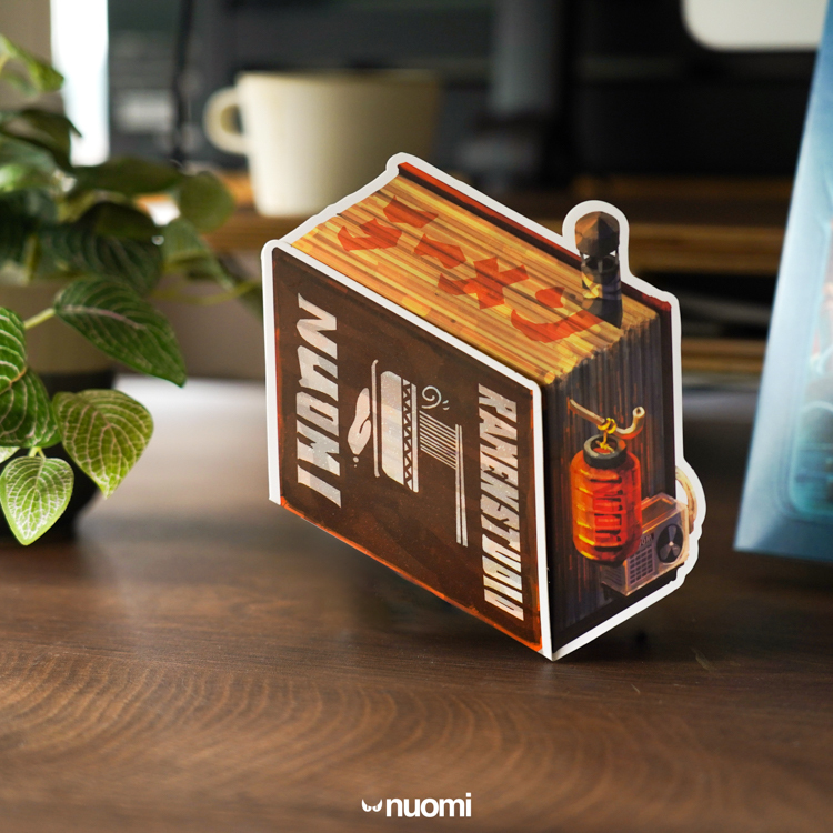 Nuomi｜摺頁卡片｜拉麵之書